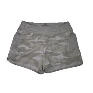 Athleta Girl Printed Record Breaker 3" Short Gray Camo Girls Athleticwear Large